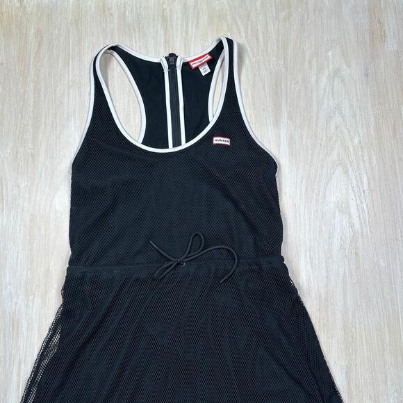 Hunter for Target Black Mesh Overlay Sheer Casual Sporty Athleisure Dress XS - Picture 2 of 12
